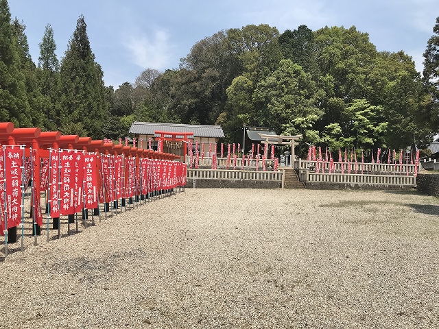 土岐一稲荷神社(大富白山神社)　全景