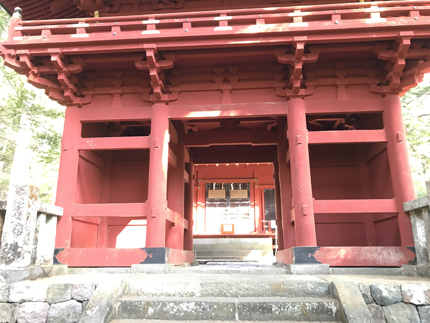 滝尾神社　唐門