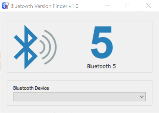 BluetoothVersionFinder