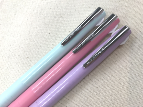 春色カラーが可愛い ジェットストリーム3色スリムコンパクト 多色ボールペン 多機能ペン