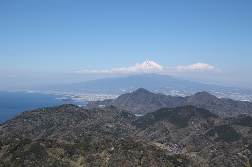 富士見テラスからの富士山と駿河湾2